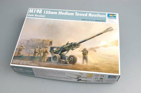 Trumpeter 02319 1/35 Scale Model Kit M198 U.S.155mm Medium Towed Howitzer Late