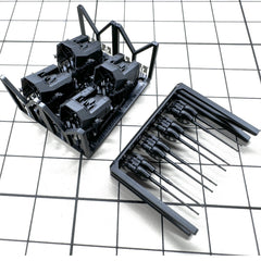 SSMODEL HEAVY HOBBY G350002 1/350 KRIEGSMARINE 105MM SK C/33 GUNS 3D printing kit
