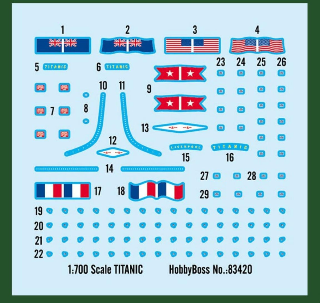 HOBBYBOSS 83420 1/700 Scale R.M.S Titanic Model Kit