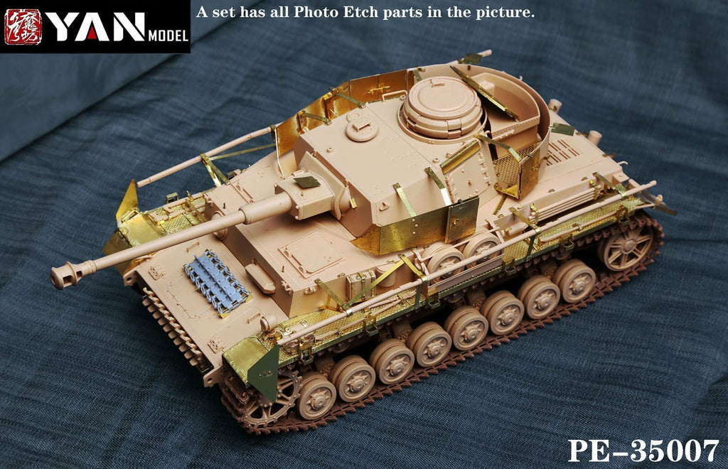 Yan Model PE35007 1/35 Pz.Kpfw.IV Ausf.J Detail Up Set for Rye Field Model 5033