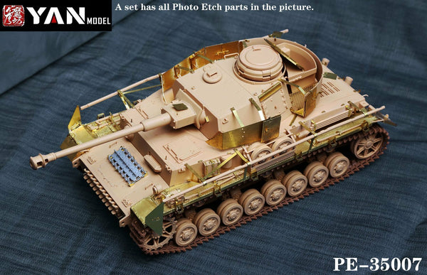 Yan Model PE35007 1/35 Pz.Kpfw.IV Ausf.J Detail Up Set for Rye Field Model 5033