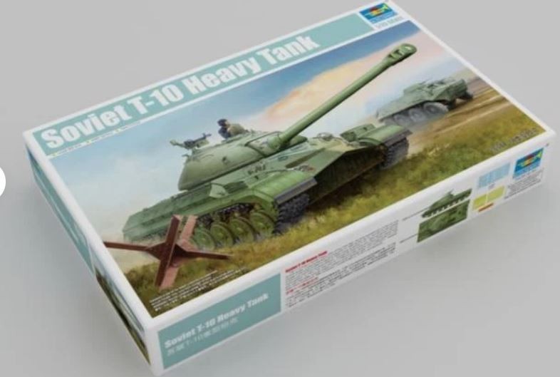 Trumpeter 1/35 - 05545 T-10 Soviet Heavy Tank Model kit — scale model kit