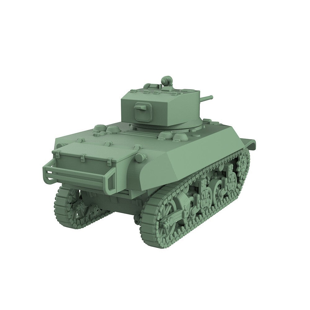 SSMODEL SS200506 1/200 Military Model Kit US M3A3 Stuart Light Tank — detail view 2