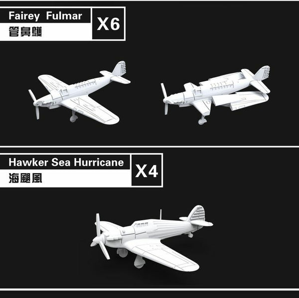 Flyhawk FH1129 1/700 WWII Royal Navy Aircraft I