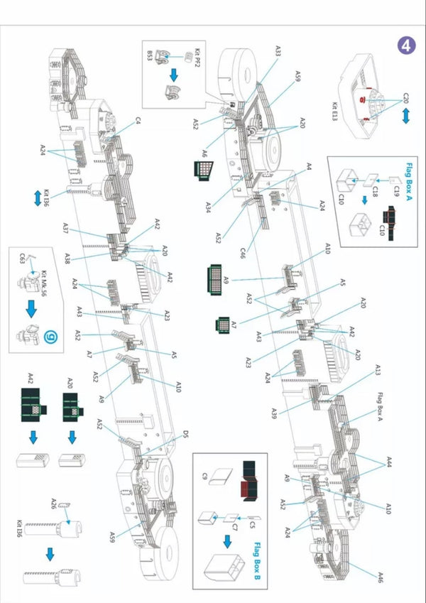 VERYFIRE VF700007 1:700 USS CA-134 Des Moines Detail Up Parts Set