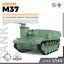 SSMODEL SS144515 1/144 Military Model Kit US M37 Self-propelled Artillery