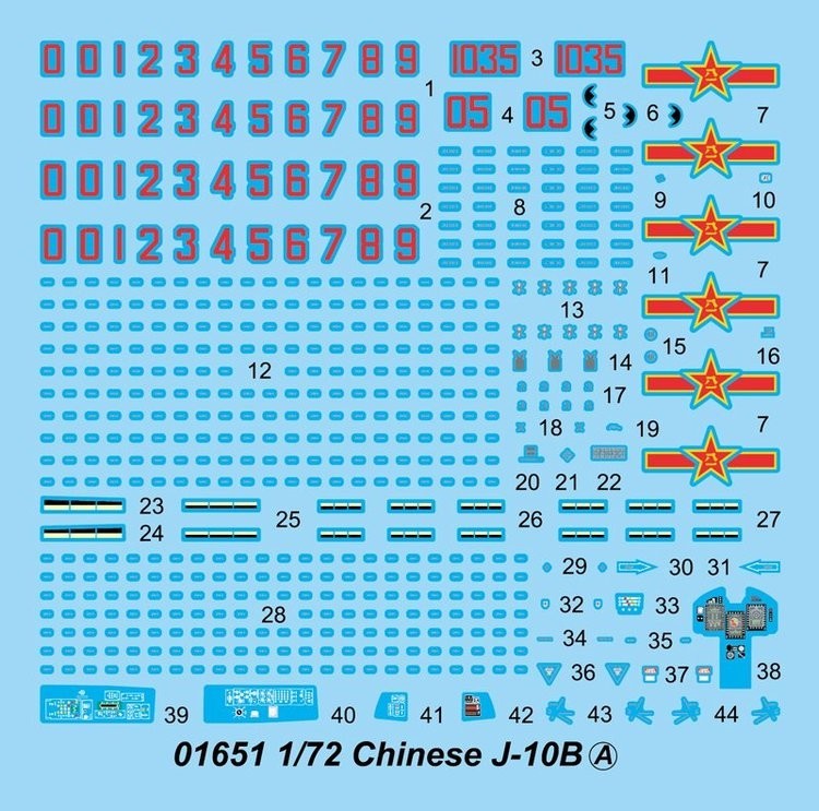 Trumpeter 01651 1/72 Chinese J-10B Fighter — detail view 2