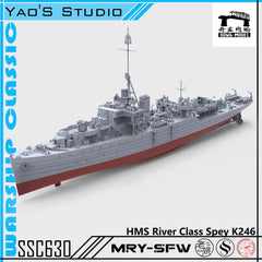 SSMODEL MRY-SFW SSC144630S-A 1/144 Model Kit HMS River Class Spey K246 Frigate FULL HULL