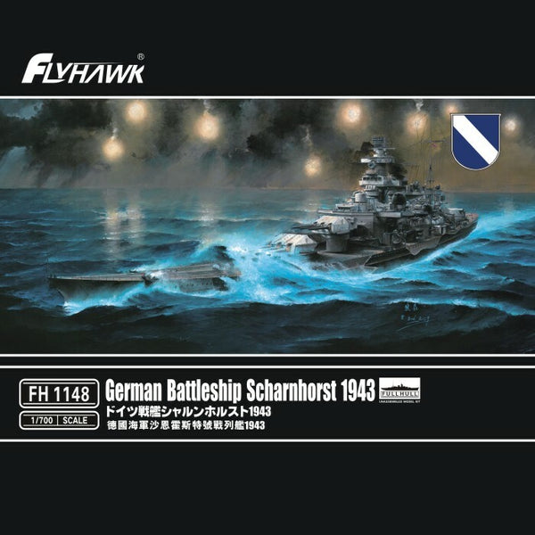 Flyhawk FH1148 1/700 German Battleship Scharnhorst 1943