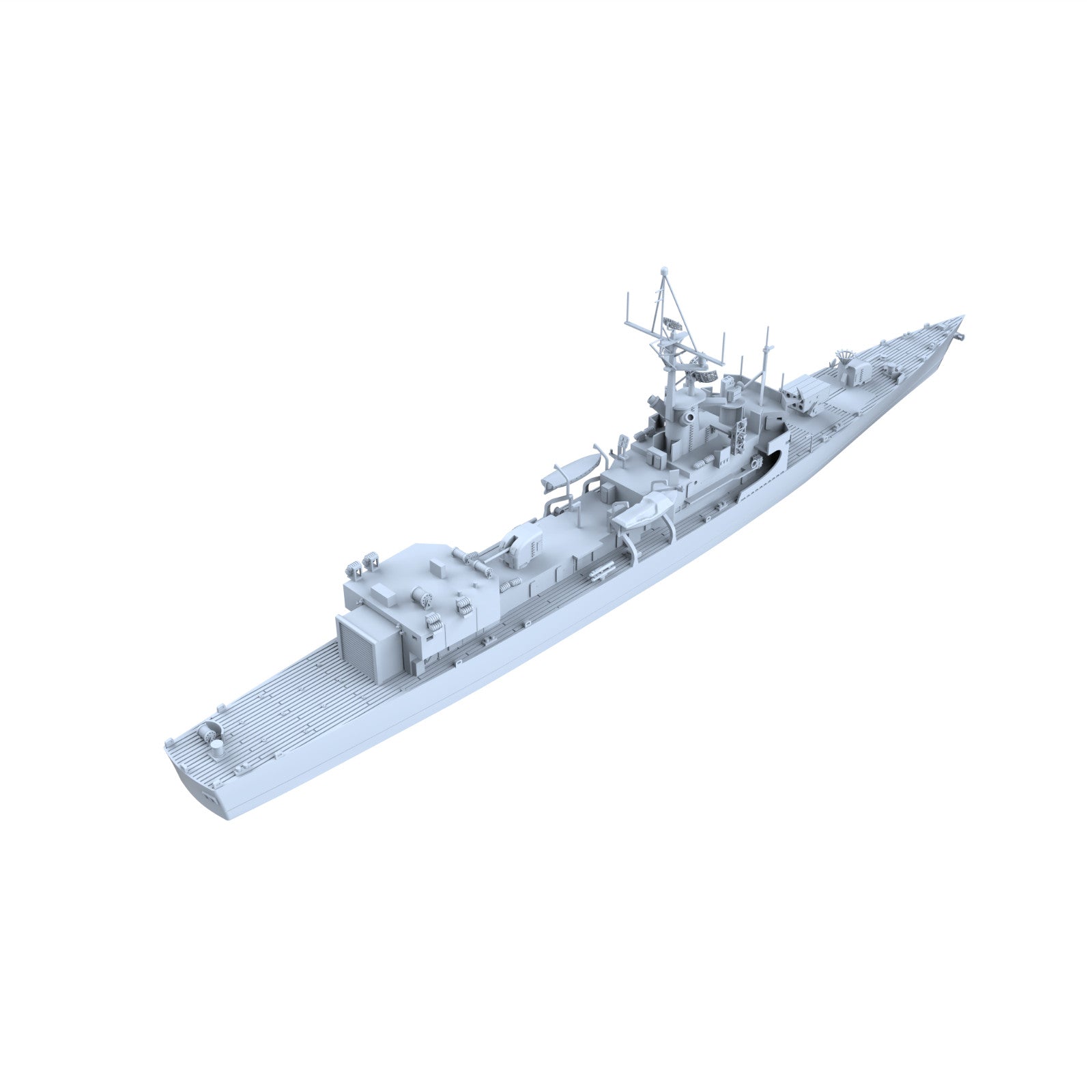 SSMODEL SSC1250158S 1/1250 US Navy DE-1040 Garcia Class Frigate Water Line