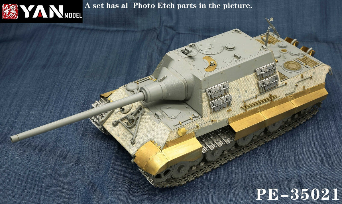 Yan Model PE-35021 1/35 Jagdtiger Porsche Production Detail Up Set for Takom8003 Main image
