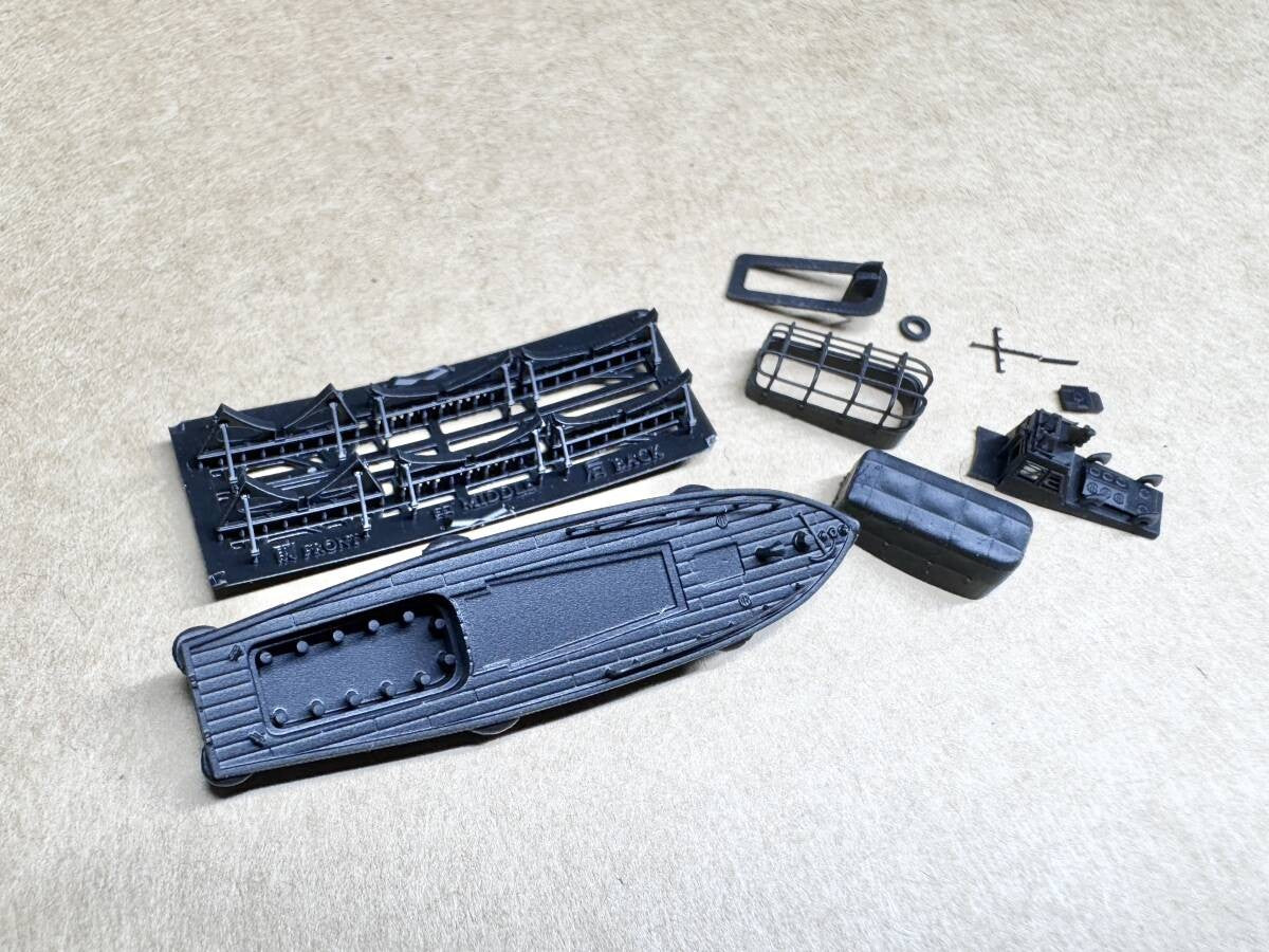 SSMODEL  R350114 1/350 Imperial Japanese Navy Zuiho Shipborne Boat Set (4 Type