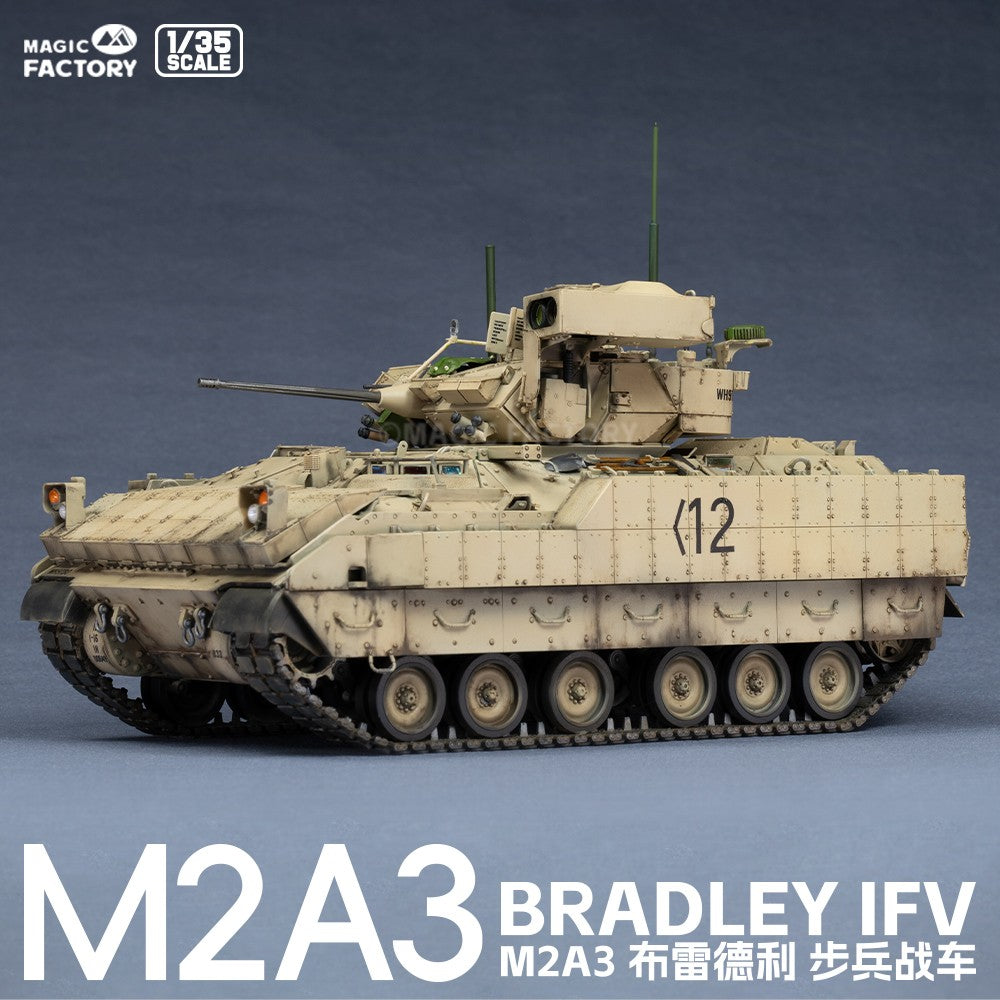 MAGIC FACTORY 2015 1/35 M2A3 Bradley Infantry Fighting Vehicle（IFV）Model Kit