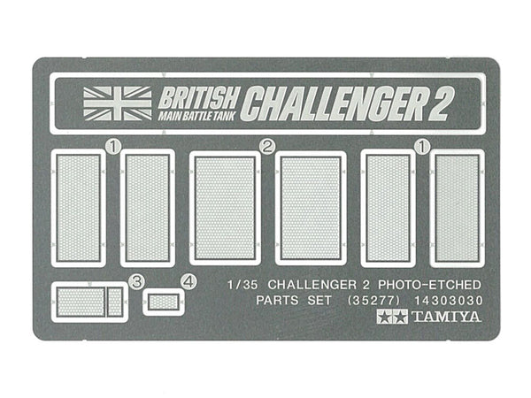 Tamiya 35277 1/35 Photo Etched Parts For 35274 British Challenger 2 Model Tank