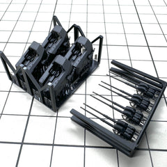 SSMODEL HEAVY HOBBY G350002 1/350 KRIEGSMARINE 105MM SK C/33 GUNS 3D printing kit