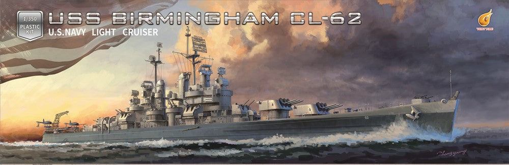 VeryFire VF350921 1/350 USS BIRMINGHAM CL-62 U.S NAVY LIGHT CRUISER Main image