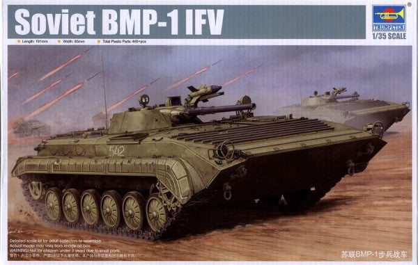 Trumpeter 05555 SOVIET BMP-1 IFV 1/35 Model Kit- — scale model kit