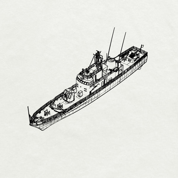 SSMODEL 1/72 Military Model Kit USS Asheville (PGM-84) Full Hull