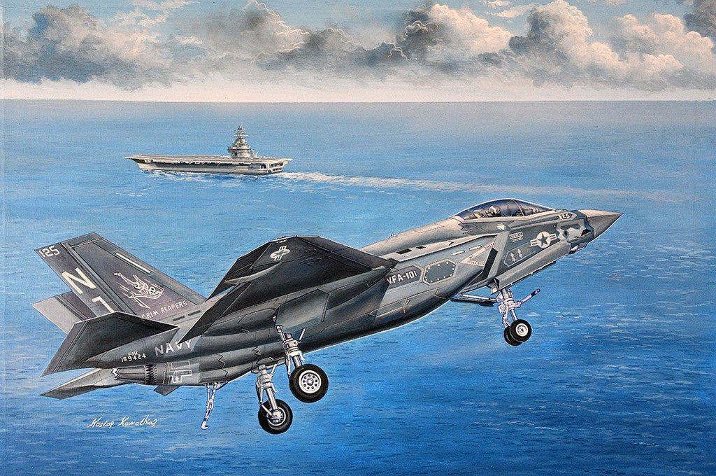 Trumpeter 03230 F-35C LIGHTNING 1:32 Model Kit- — scale model kit