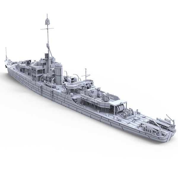 SSMODEL SSC700630S 1/700 Model Kit HMS River Class Spey K246 Frigate FULL HULL
