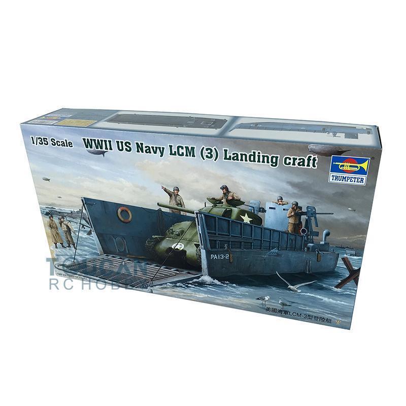 1/35 Trumpeter World War II US Landing Craft Machanize LCM(3) 00347 Static Model Main image