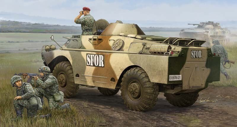 Trumpeter 05512 1/35 Russian BRDM-2(LATE) — detail view 2
