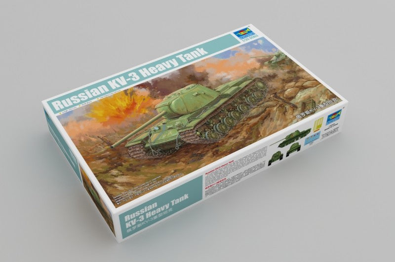 Trumpeter 09544 RUSSIAN KV-3 HEAVY TANK 1/35 Model Kit- — detail view 2