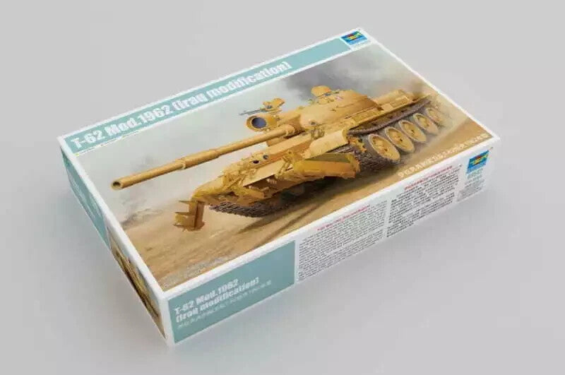 TRUMPETER 01547 1/35 T-62 Mod.1962 (Iraq modification) Plastic Model Kit - NEW — scale model kit