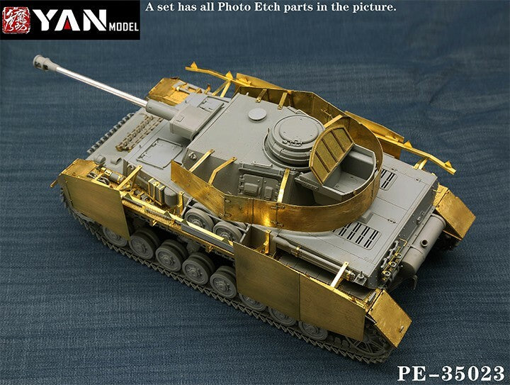 Yan Model PE35023 1/35 PZ.Kpfw.IV Ausf.H Detail Up Set for Border Model BT-005 — scale model kit