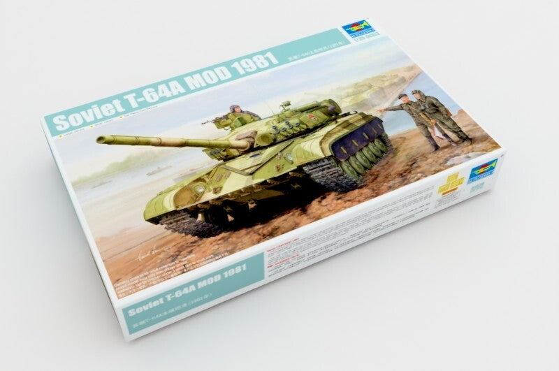 TRUMPETER 01579 1/35 Soviet T-64A, model 1981