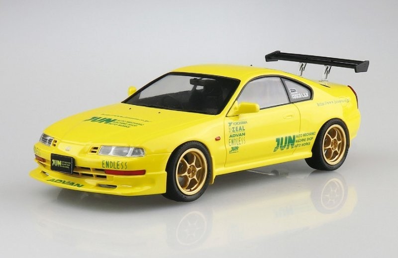 Aoshima AO-20066 1/24 Car Kit Jun Auto Honda Prelude BB1 H22A SiR VTEC '91 Main image