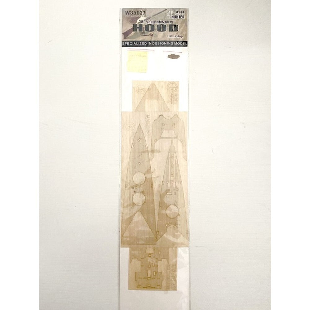 Hunter W35027 1/350 Wood Deck HMS BATTLESHIP HOOD FOR TRUMPETER 05302