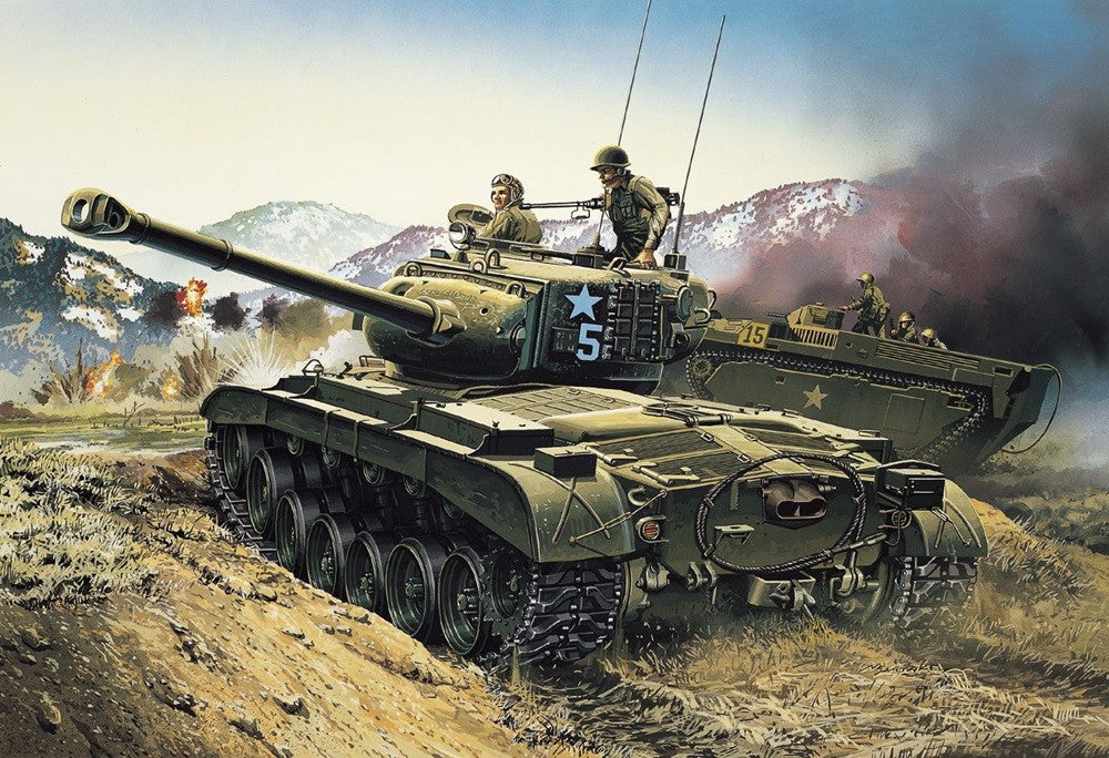 DRAGON 6801 American m26a-1 Pershing heavy tank reprint 1 / 35
