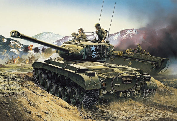 DRAGON 6801 American m26a-1 Pershing heavy tank reprint 1 / 35