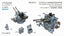 Rainbow Rb3614 1/350 IJN Type96 25mm Twin AA Guns 12pcs 3D Print Warshio Parts