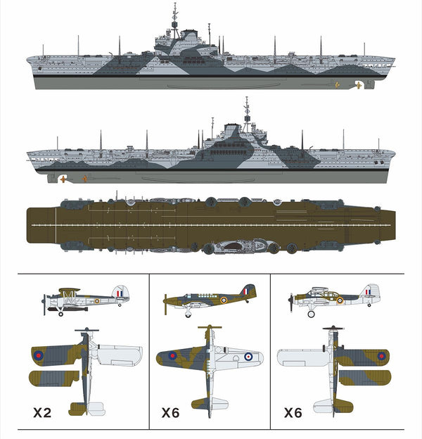 Flyhawk FH1152S 1/700 HMS Formidable 1941