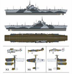 Flyhawk FH1152S 1/700 HMS Formidable 1941