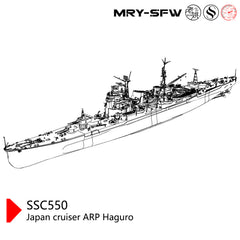 SSMODEL  SS600550S-A 1/600 Military Model Kit Japan Cruiser ARP Haguro FULL HULL