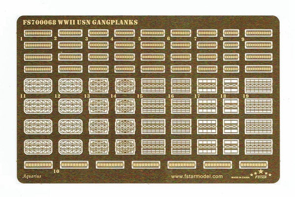Fivestar PE 1/700 WWII USN Gangplanks FS700068