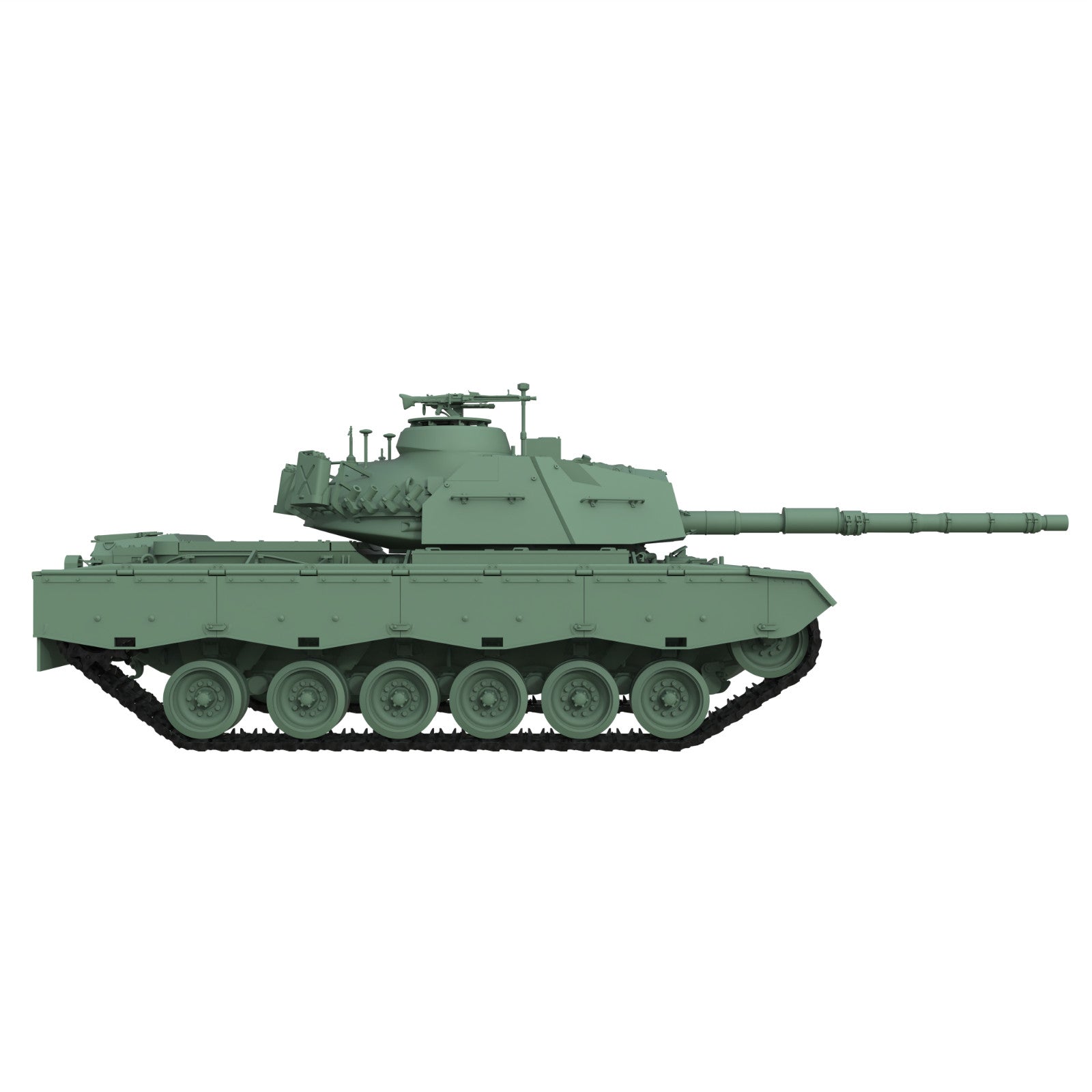 SSMODEL SS72128 1/72 German M48 Super Medium Tank — detail view 4