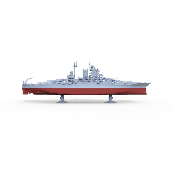 SSMODEL SSC2000704 1/2000 Military Model Kit USN New Mexico (BB-41) 1945