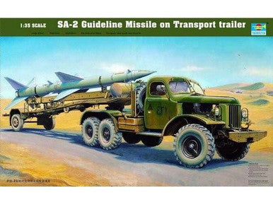 Trumpeter  00204 1/35 SAM-2 Missile with Loading Cabin — scale model kit