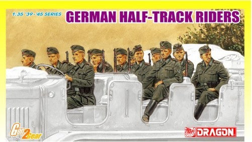 Dragon 6671 1/35 German Half-Track Riders Military Resin Assembly Model kit
