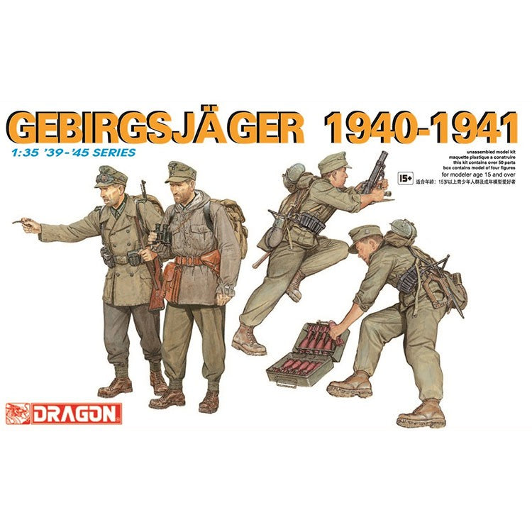 DRAGON 1/35 6345 Gebirgsjager 1940-1941