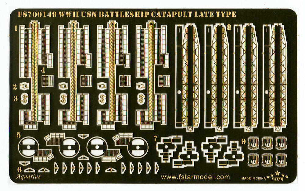 Fivestar PE 1/700 WWII USN Catapult for Battleship (Late Type) FS700149 — detail view 3