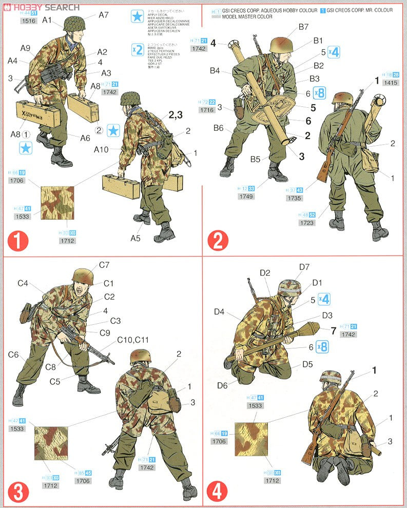 DRAGON 1/35 6127 Hedgerow Tank Hunters (Fallschirmjager Normandy 1944)