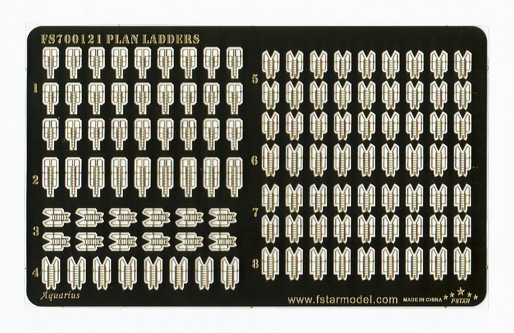 Fivestar PE 1/700 PLAN Ladders FS700121 — scale model kit