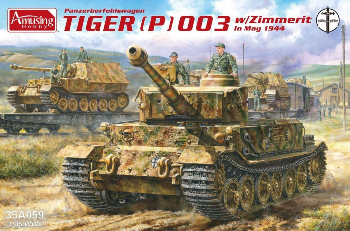 Amusing Hobby 35A059 1/35 TIGER (P) 003 — scale model kit