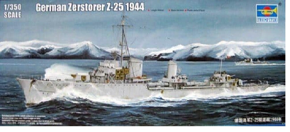 Trumpeter 1/350 German Zerstörer Z-25 1944 #05321 #5321 *sealed* Main image