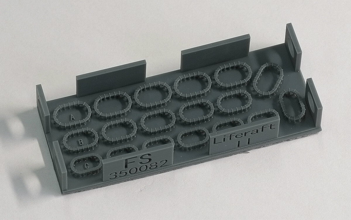 Fivestar 1/350 WWII USN Liferaft II (18set) (3D Printing) FS350082